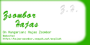 zsombor hajas business card